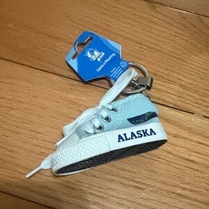 Alaska Light Blue Kids Sneaker Keychain